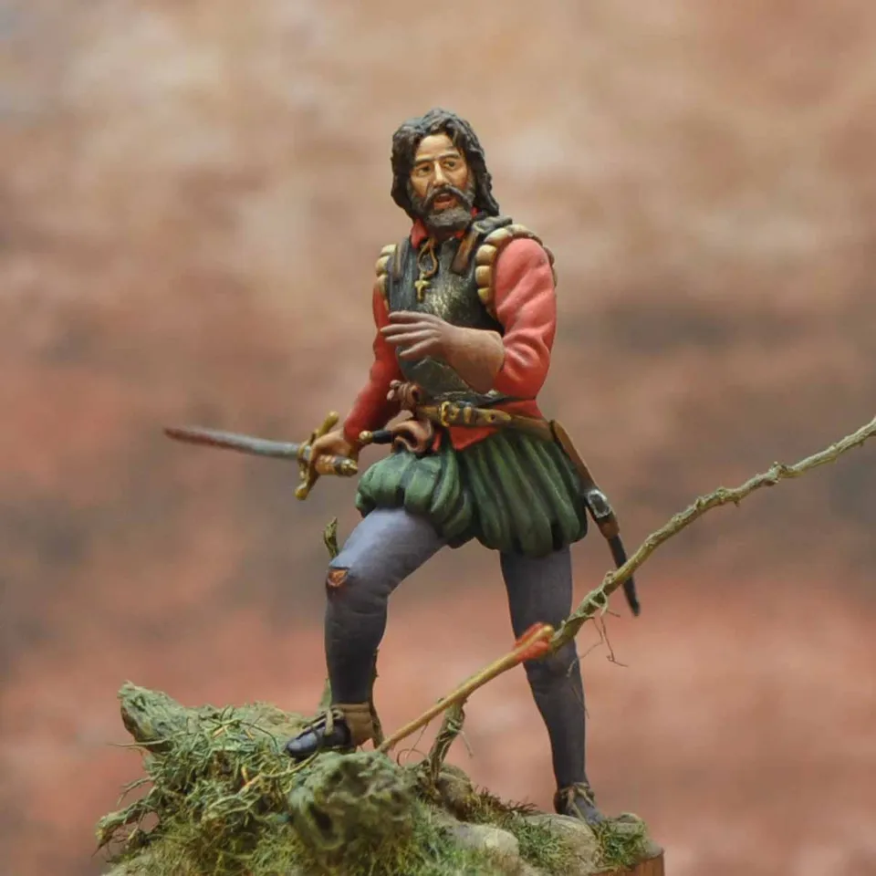 Art Girona Spanish Serie Spanish Conquistador Peru 1532 figurine