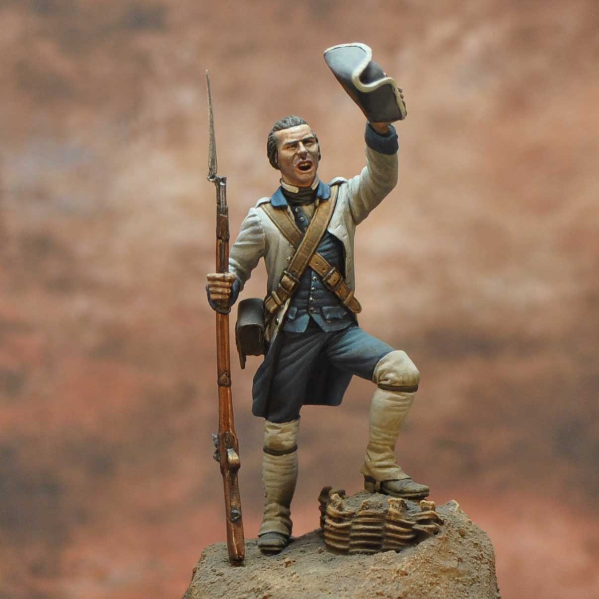 Art Girona Spanish Louisiana Regiment 1770 figurine à peindre