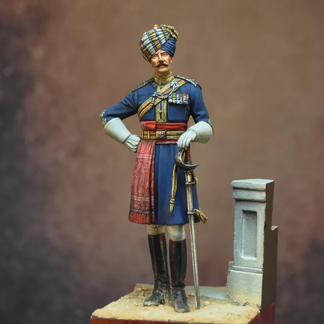 Art Girona 70mm Scinde Horse Officer figurine 70 mm