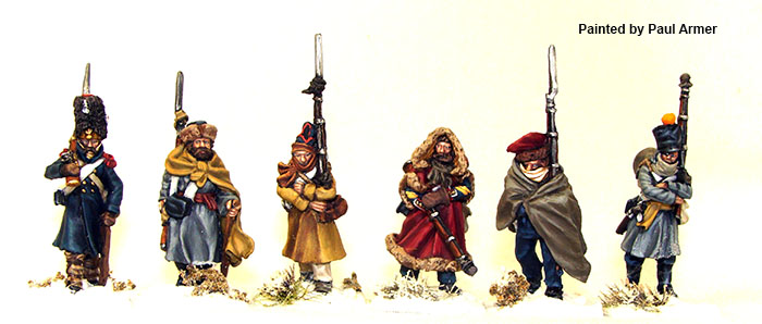 Perry Napoleonic FN 173 Infanterie figurines 28mm Moscou 1812