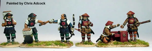 Perry Miniatures Samurai SAM30 figurines Ashigaru porteurs munitions