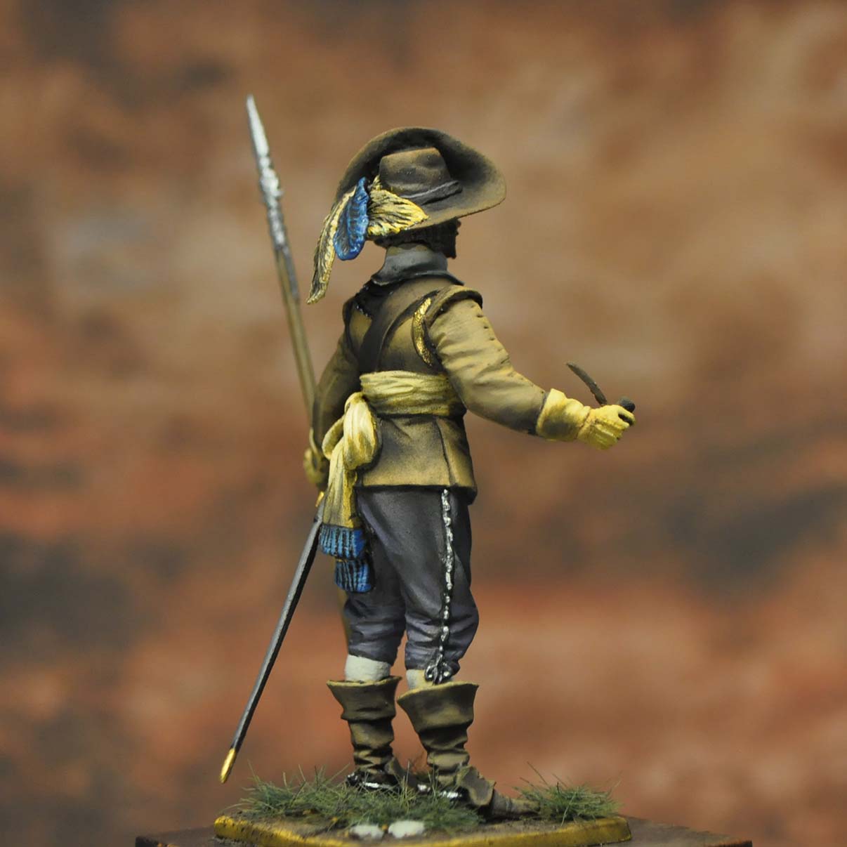 Art Girona General Serie Officier Régiment Jaune figurine Suédois