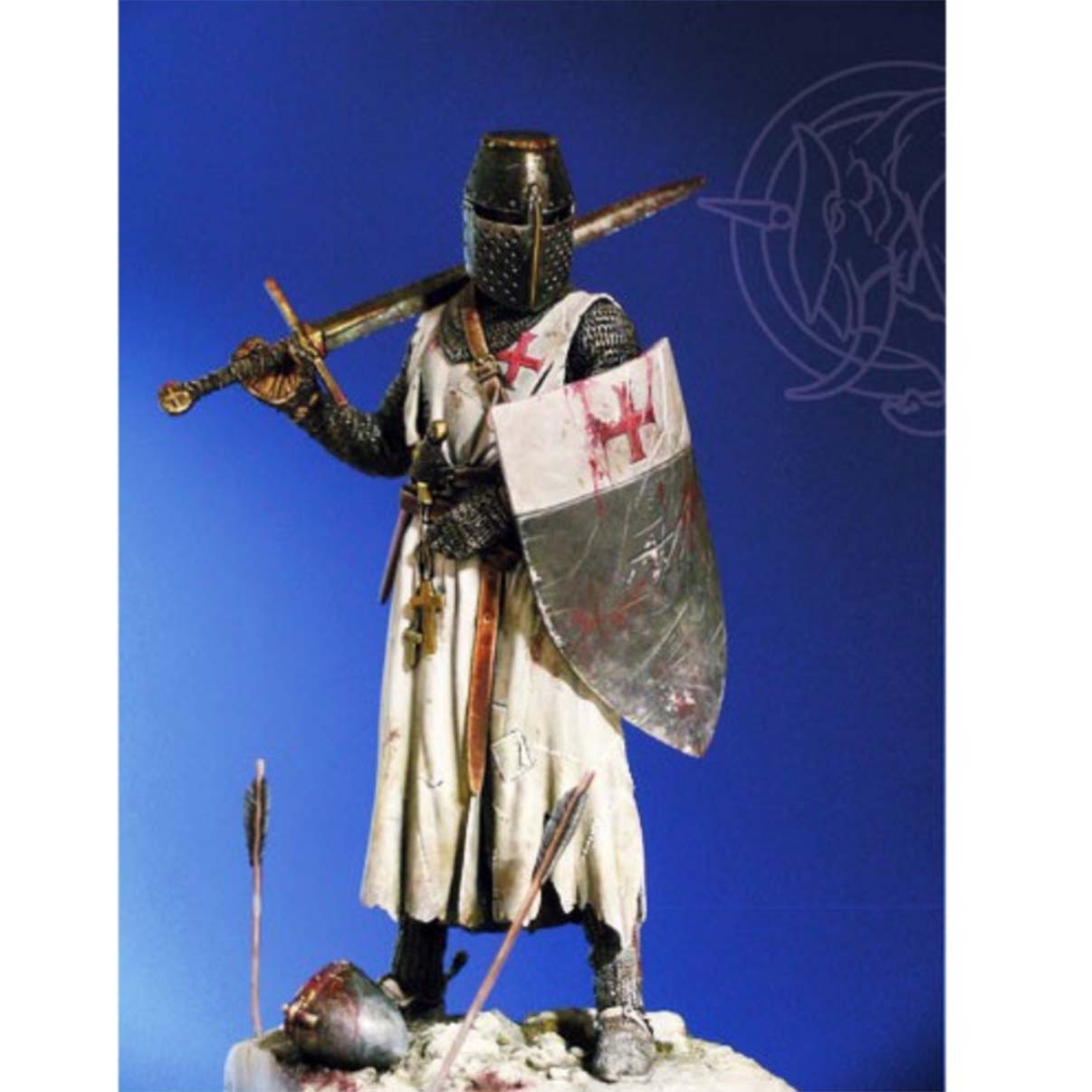 ART GIRONA Miniatures Templar Knight figurine templier médiéval