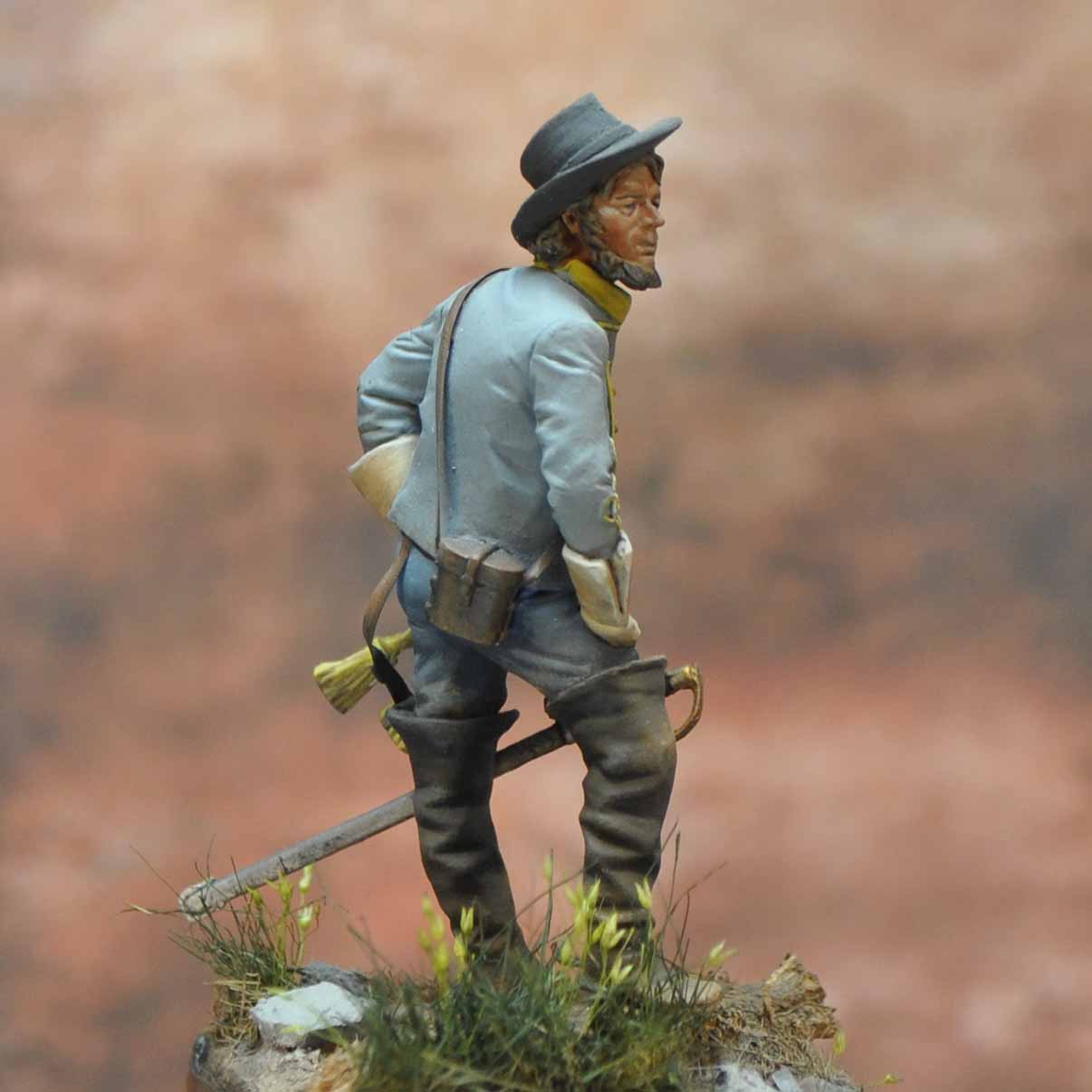 Art Girona International Confederate Cavalry General 1863 fig