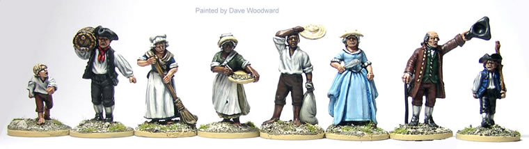 Perry Miniatures AW73 Civils figurines guerre Indépendance 28mm