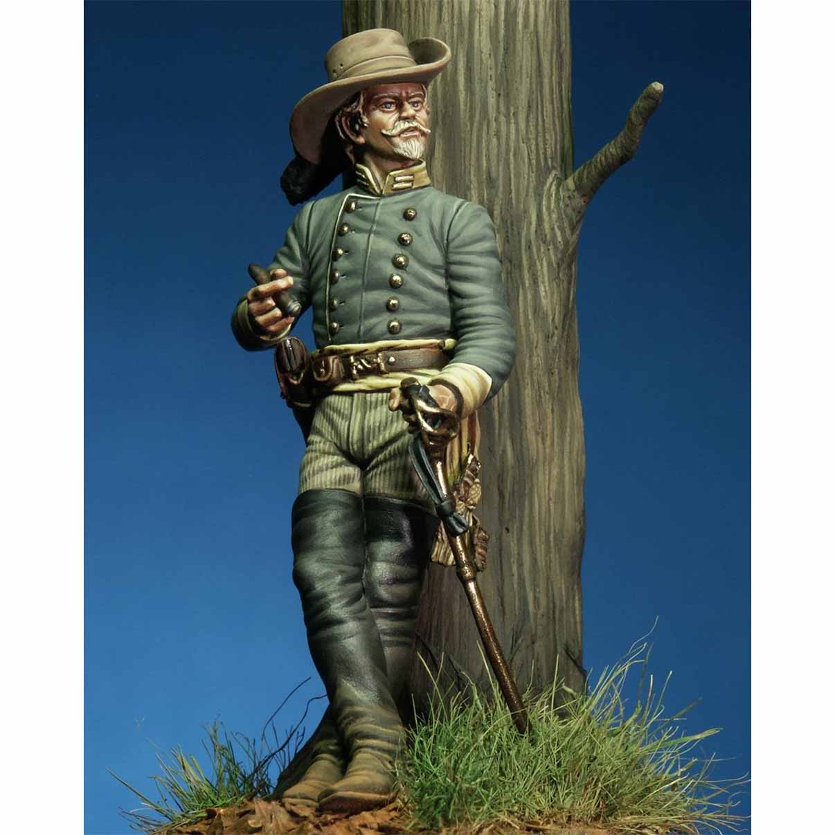 Art Girona Miniatures Confederate Cavalry figurine officier