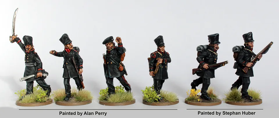 Perry Miniatures Napoleonic PN60 Lützow Jäger figurine 28mm