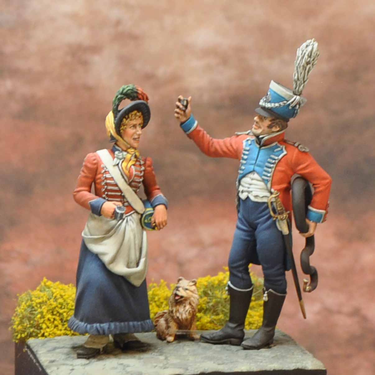 Art Girona Napoleonic Cantineer Musician figurine 1809 ligne