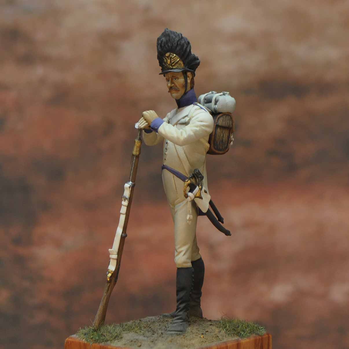 Art Girona Napoleonic Grenadier Autriche 1805 figurine 54 mm
