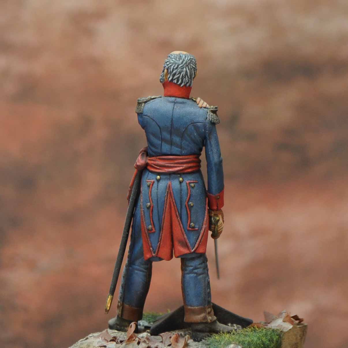 ART GIRONA Napoleonic Capitán Infantería 1811 figurine Espagne