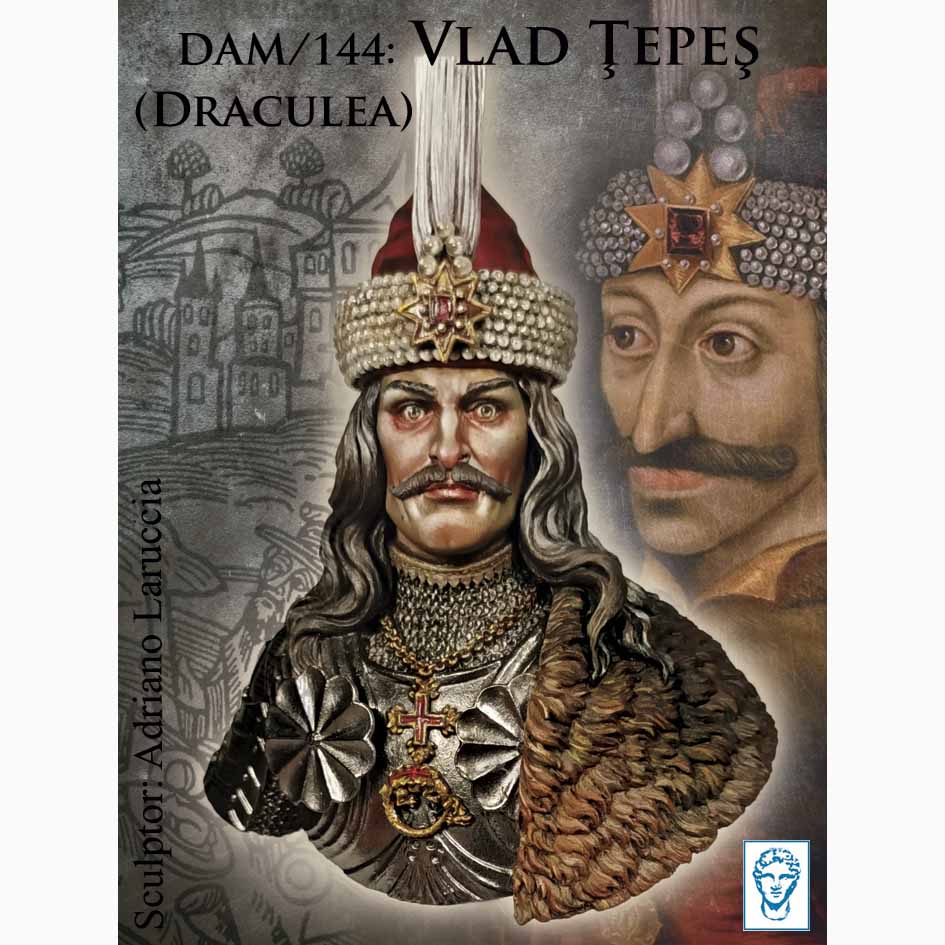 ART GIRONA Miniatures Vlad Tepes Draculea figurine 54mm métal