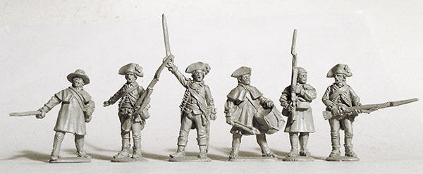 Perry Miniatures Guerre d'Indépendance AW177 Commandement Figurine