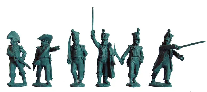 Perry Miniatures FN22 figurines officiers infanterie ligne