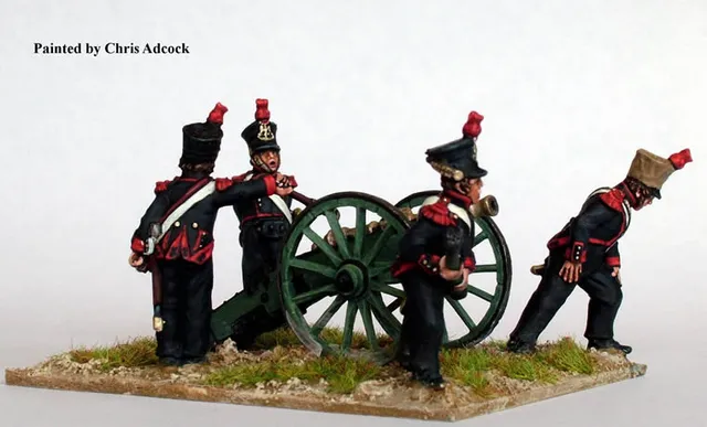Perry Miniatures FN17 artillerie à pied figurines canon 6 livres