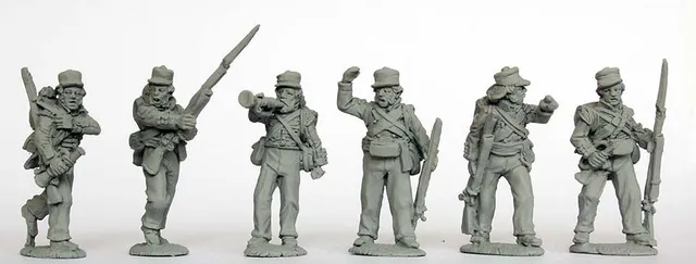 Perry Cape Frontier Wars CFB 15 sergents clairons figurines métal