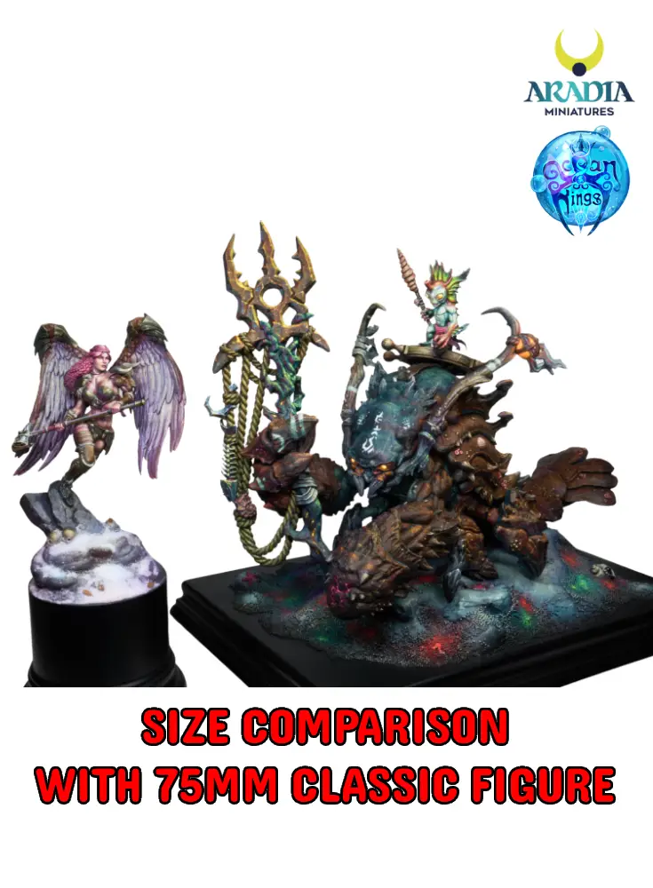 Aradia Minis Ocean Kings Seismara figurine troll