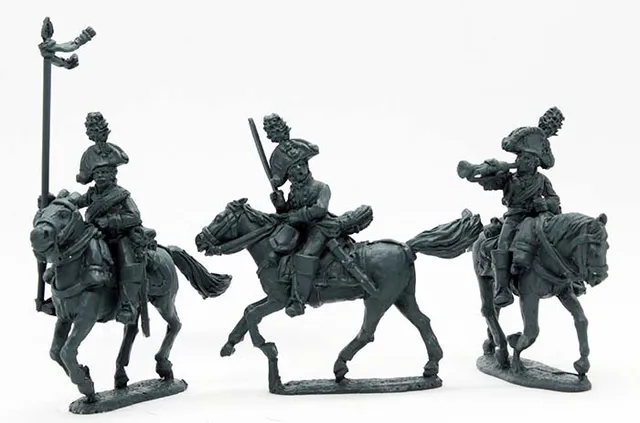 Perry Napoleonic EP 26 dragons figurines métal galop