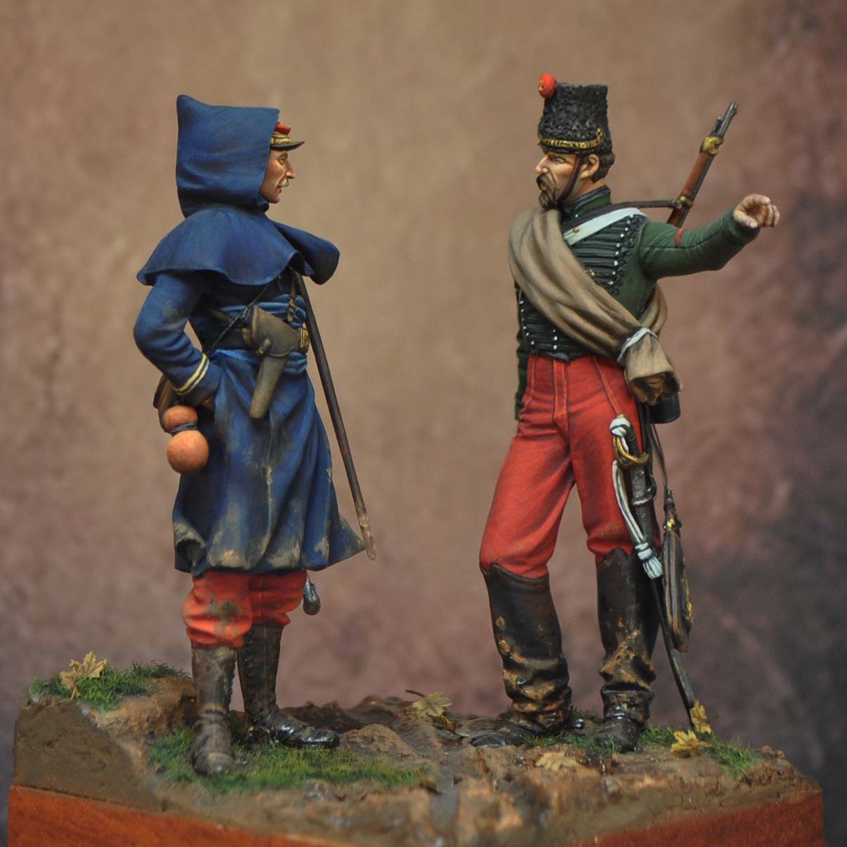 ART GIRONA 70mm Line Infantry Officer France 1870 figurine