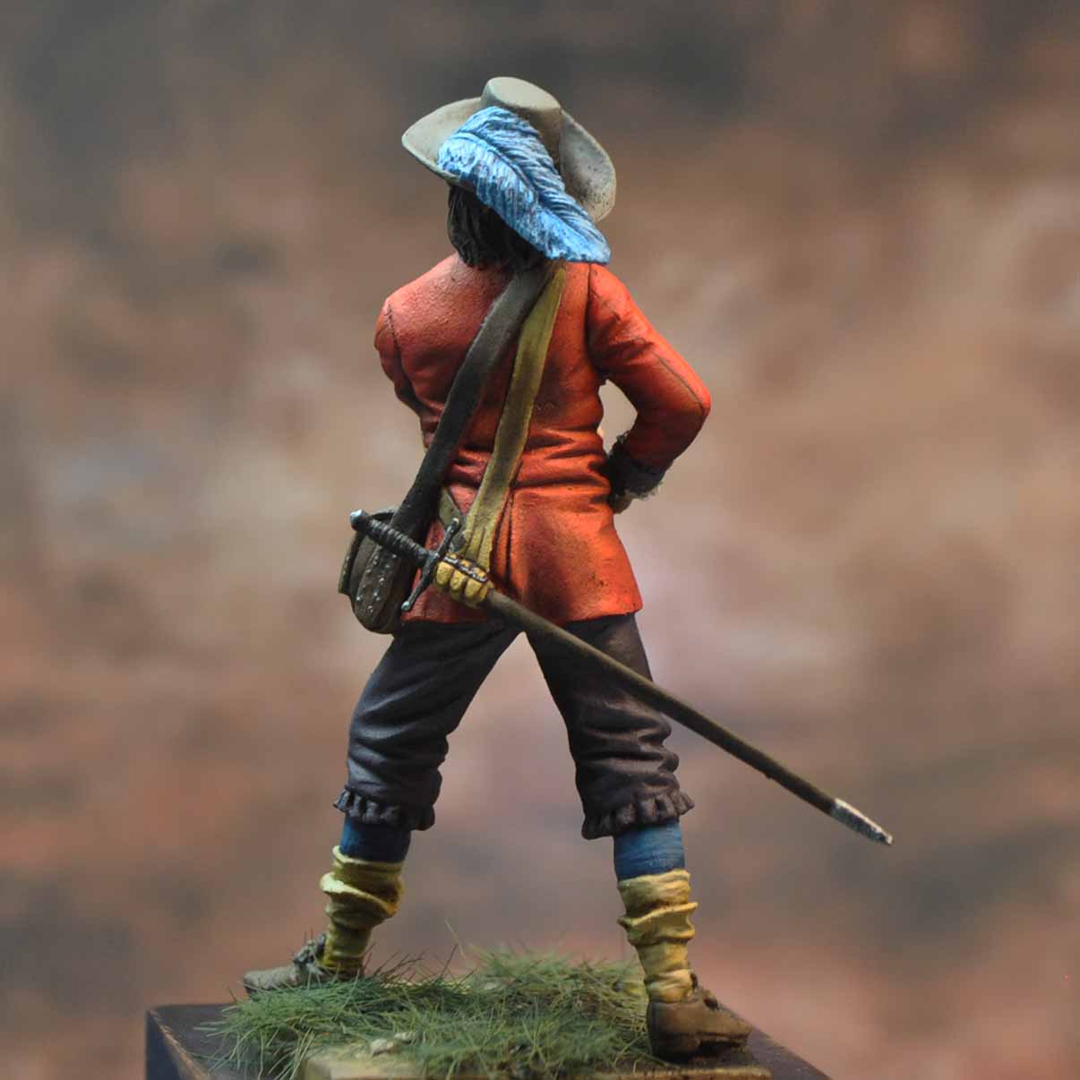 Art Girona General Serie fantassin grenade figurine 54mm