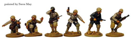 Perry World War 2 ITWW 1 Italian platoon figurines 28mm casques