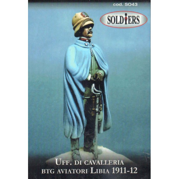 Art Girona Miniatures Cavalleria Libia figurine officier 1911-12
