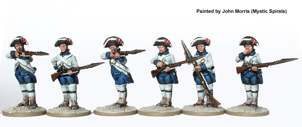 Perry AW199 fusiliers espagnols figurines ligne de tir