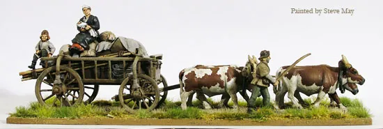 Perry Miniatures War of Roses WR24 chariot à bœufs maquette