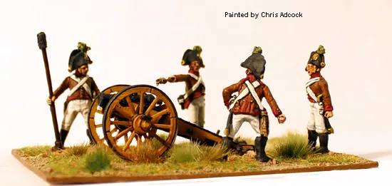 Perry Miniatures AN7 figurines Artillerie obusier 7 livres