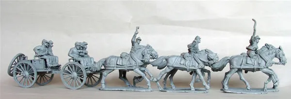 Perry Miniatures ACW43 caisson Union au galop artillerie 28mm