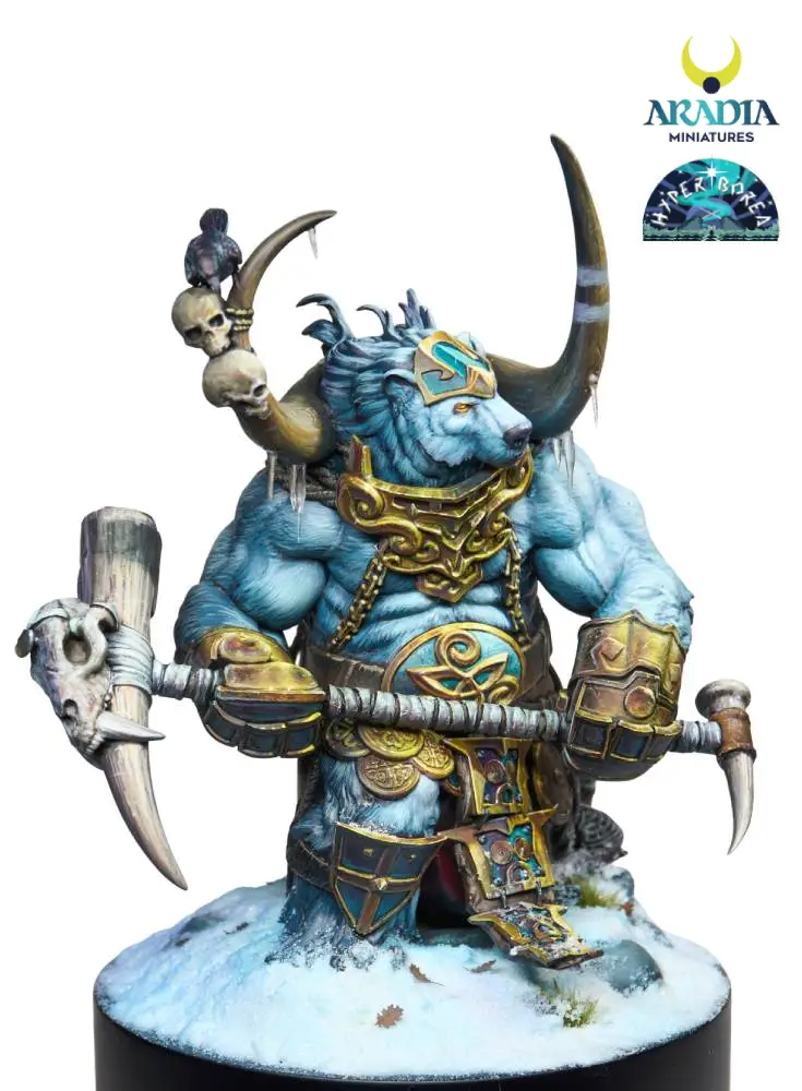 Aradia Hyperborea Björnak figurine résine guerrier