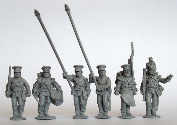 Perry Miniatures Napoleonic BH13 figurines Hanovriens avancée