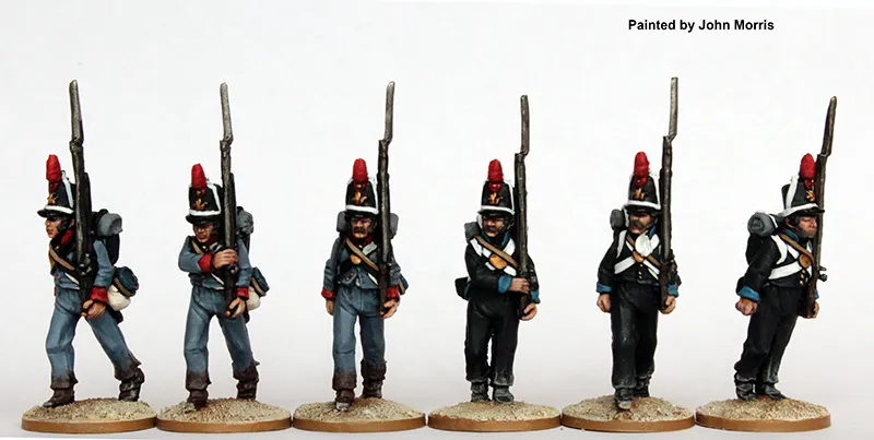 Perry Miniatures Napoleonic SPA 15 figurines fusiliers marche 1812-15