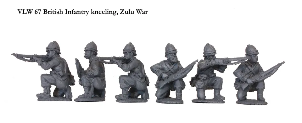 Perry Miniatures VLW 67 figurine infanterie britannique agenouillée