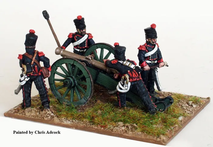 Perry Napoleonic FN110 artillerie à cheval figurines 28mm