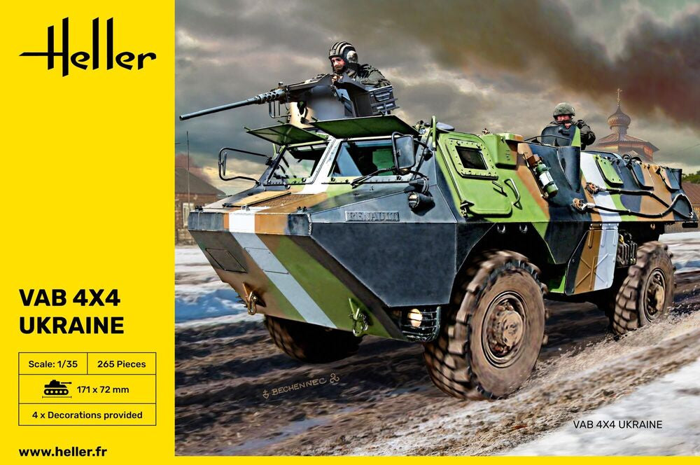 Heller Historical Collection VAB 4x4 maquette blindé 1/35