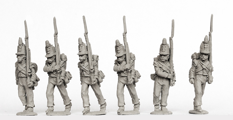 Perry Miniatures Napoleonic SPA 16 figurines grenadiers marche