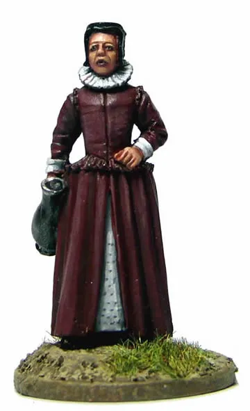 Perry Miniatures 40mm Ranges BR8 Jane Johnstone figurine métal cruche