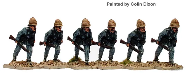 Perry Victoria SB8 figurines infanterie running trial
