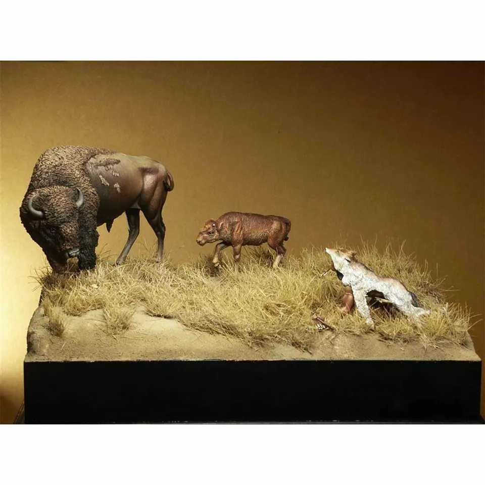ART GIRONA Miniatures Hunter and Prey figurine chasse version été