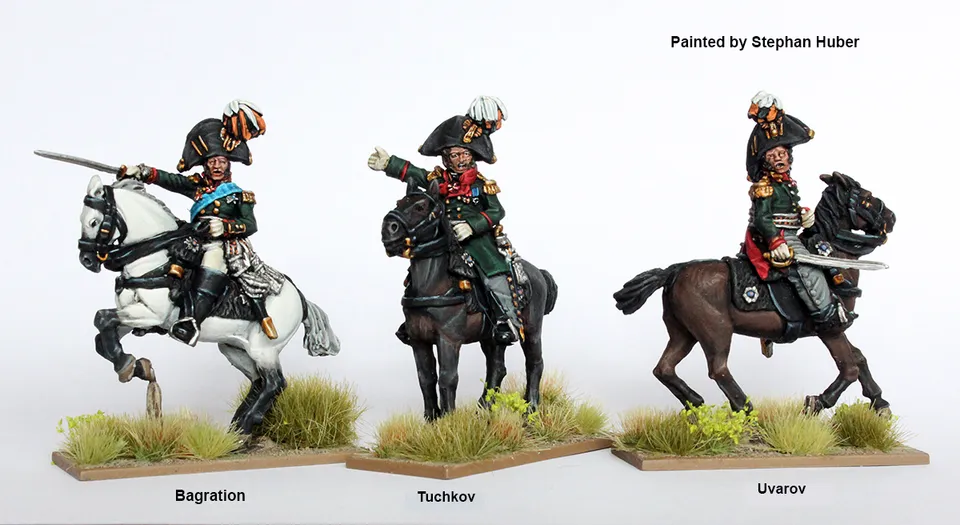 Perry Miniatures RN 95 figurines 28mm commandants montés