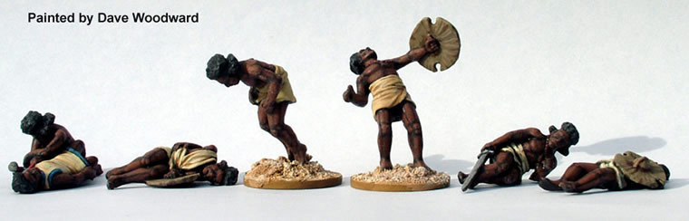 Perry Miniatures Soudan SA12 Beja figurines morts blessés