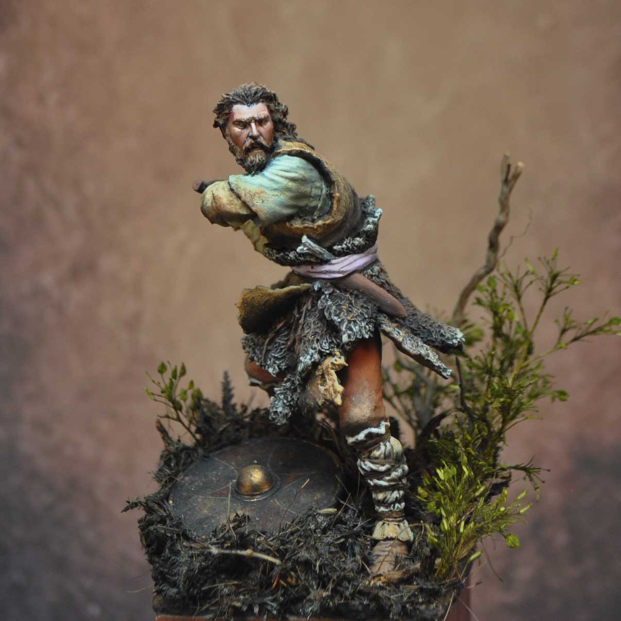Art Girona 70mm Germanic Warrior figurine guerrier germanique