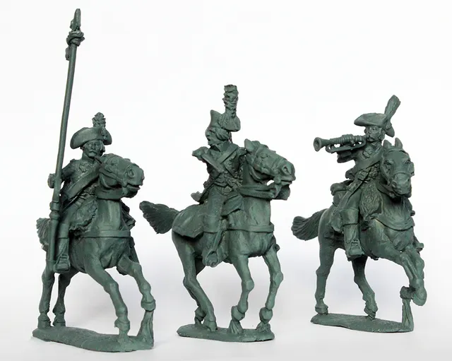 Perry REVF 37 Cavalerie Lourde figurines 28mm commandement galop