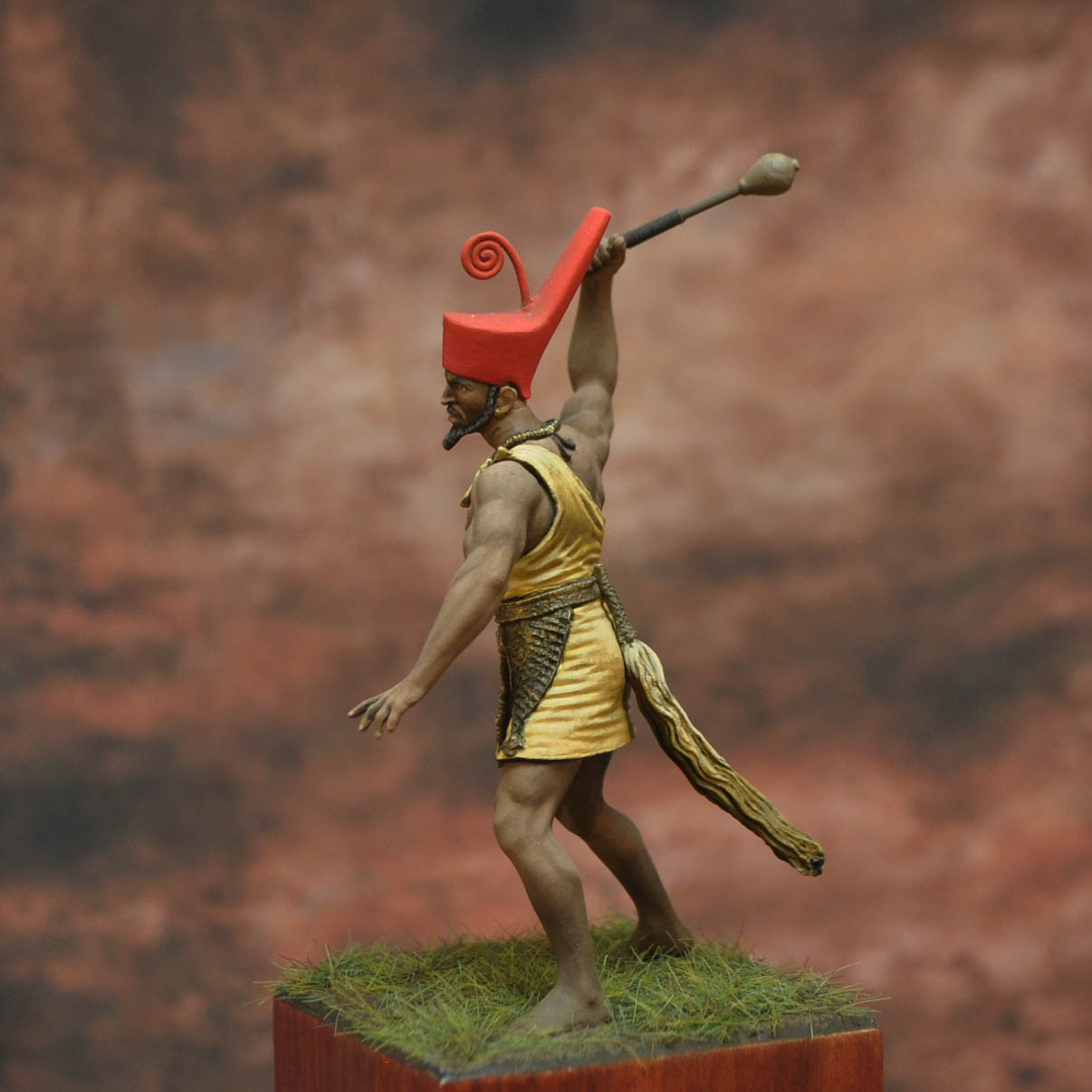Art Girona Historical Narmer pharaon figurine 54mm à peindre