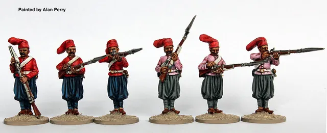 Perry OT 4 Nizam-i-Cedid Ligne de Tir figurines napoléonien