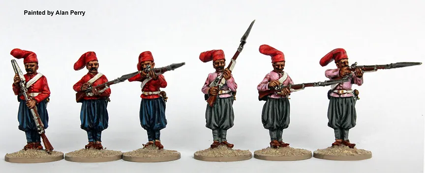 Perry OT 4 Nizam-i-Cedid Ligne de Tir figurines napoléonien