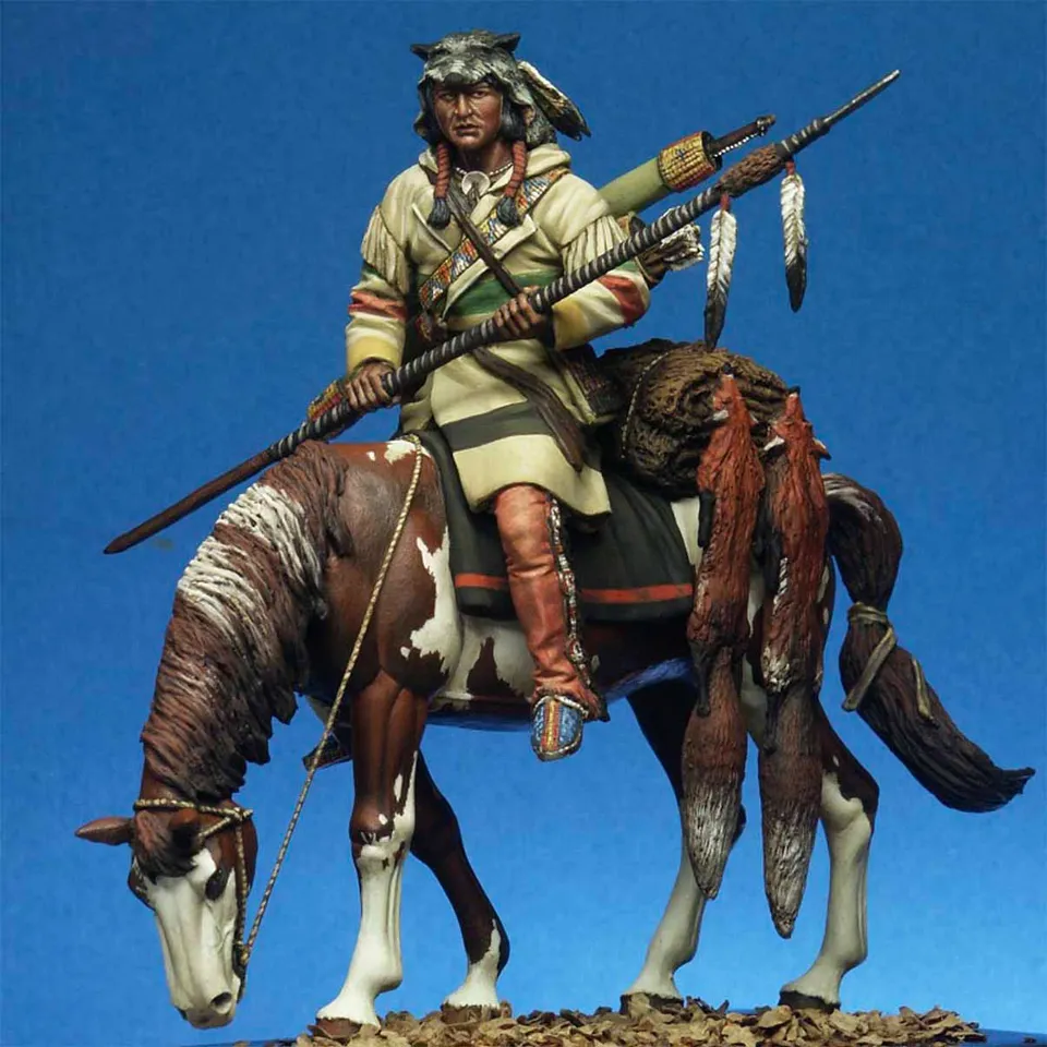 Art Girona Miniatures Blackfoot Trader figurine 54mm western