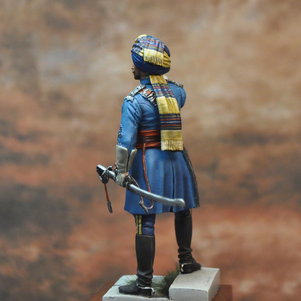 Art Girona 70mm 28th Light Cavalry figurine Rajput 1910