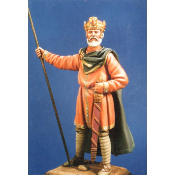 Art Girona Miniatures Charlemagne 742-814 figurine 54mm