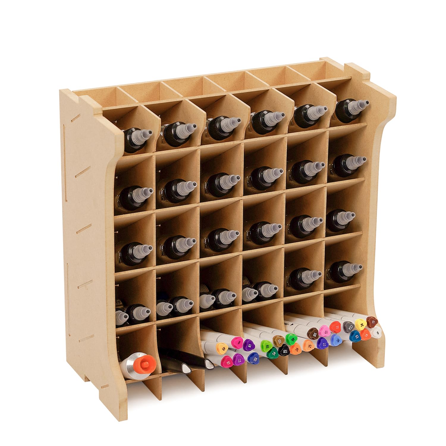 Bucasso Hobby Organizer GK9 casier peinture 30 flacons MDF